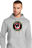 Butter/Port and Company Core Fleece Pullover Hooded Sweatshirt/PC78H/