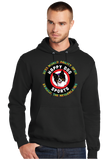 Butter/Port and Company Core Fleece Pullover Hooded Sweatshirt/PC78H/