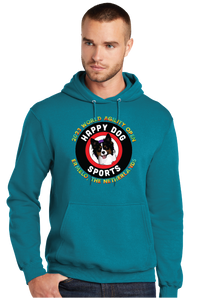 Butter/Port and Company Core Fleece Pullover Hooded Sweatshirt/PC78H/