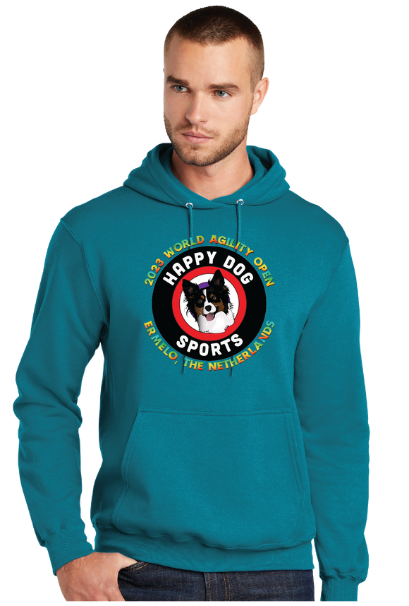 Butter/Port and Company Core Fleece Pullover Hooded Sweatshirt/PC78H/