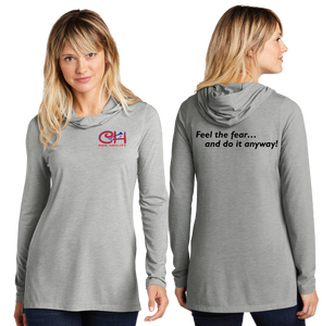 CHDA/Sport Tek Women TriBlend Wicking Long Sleeve Hoodie/LST406/