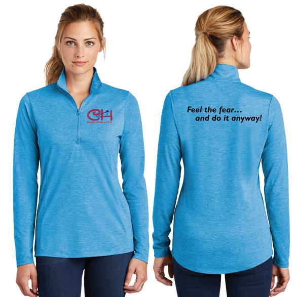 CHDA/TriBlend Wicking Lightweight Quarter Zip Pullover/LST407/