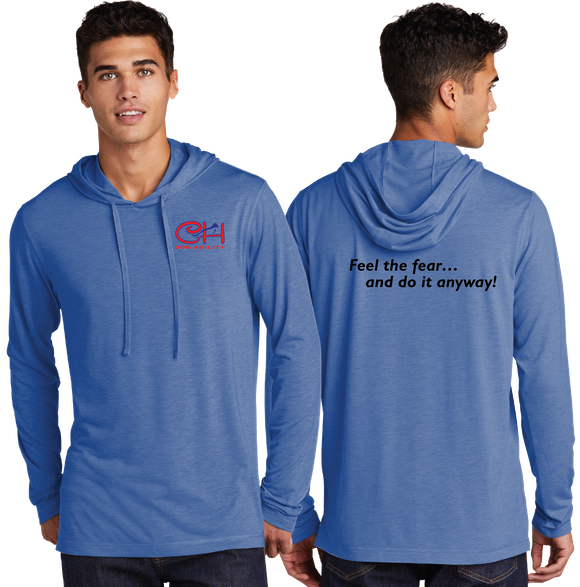 CHDA/UniSex Sport-Tek Tri-Blend Wicking Long Sleeve Hoodie /ST406/