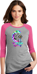C Spot Win Agility -  Women's Tri Blend 3/4 Sleeve