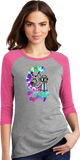 C Spot Win Agility -  Women's Tri Blend 3/4 Sleeve