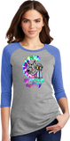 C Spot Win Agility -  Women's Tri Blend 3/4 Sleeve