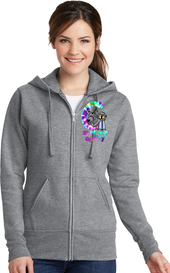 C Spot Win - Women's Full Zip Hoodie