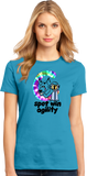 C Spot Win Agility-  100% Cotton Women's TShirt