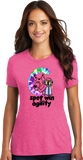 C Spot Win Agility -  Women's Tri Blend T shirt (SUPER SOFT!) DM130L