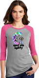 C Spot Win Agility -  Women's Tri Blend 3/4 Sleeve