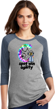C Spot Win Agility -  Women's Tri Blend 3/4 Sleeve