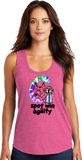 C Spot Win Agility -  Women's TriBlend Racerback Tank Top