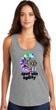 C Spot Win Agility -  Women's TriBlend Racerback Tank Top