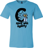 C Spot Win Agility UniSex 100% Cotton T shirt - Great fit Men & Women