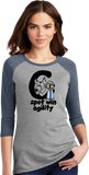C Spot Win Agility -  Women's Tri Blend 3/4 Sleeve