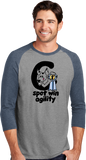 C Spot Win Agility - UniSex Tri Blend 3/4 Sleeve
