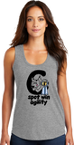 C Spot Win Agility -  Women's TriBlend Racerback Tank Top