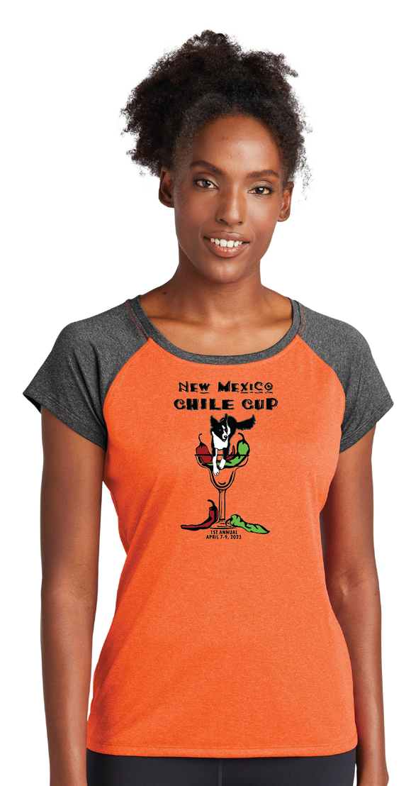 CHI/Ladies Heather On Heather Contender Scoop Neck Tee/LST362/