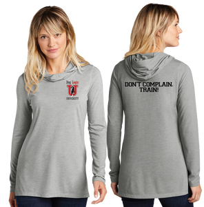 DLU/Sport-Tek ® Women TriBlend Wicking Long Sleeve Hoodie/LST406/