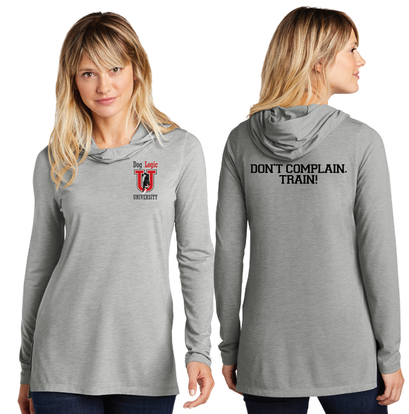 DLU/Sport-Tek ® Women TriBlend Wicking Long Sleeve Hoodie/LST406/