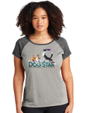 DStar/Ladies Heather-On-Heather Contender™ Scoop Neck Tee/LST362