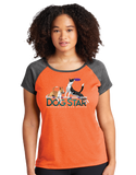 DStar/Ladies Heather-On-Heather Contender™ Scoop Neck Tee/LST362