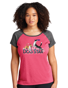 DStar/Ladies Heather-On-Heather Contender™ Scoop Neck Tee/LST362