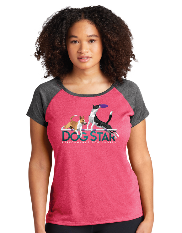 DStar/Ladies Heather-On-Heather Contender™ Scoop Neck Tee/LST362