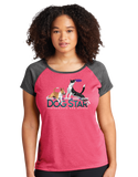 DStar/Ladies Heather-On-Heather Contender™ Scoop Neck Tee/LST362