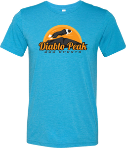 Diablo Peak Dog Sports -  UniSex Tri Blend T Shirt - SOFTEST "Cotton Feel" on the Market!