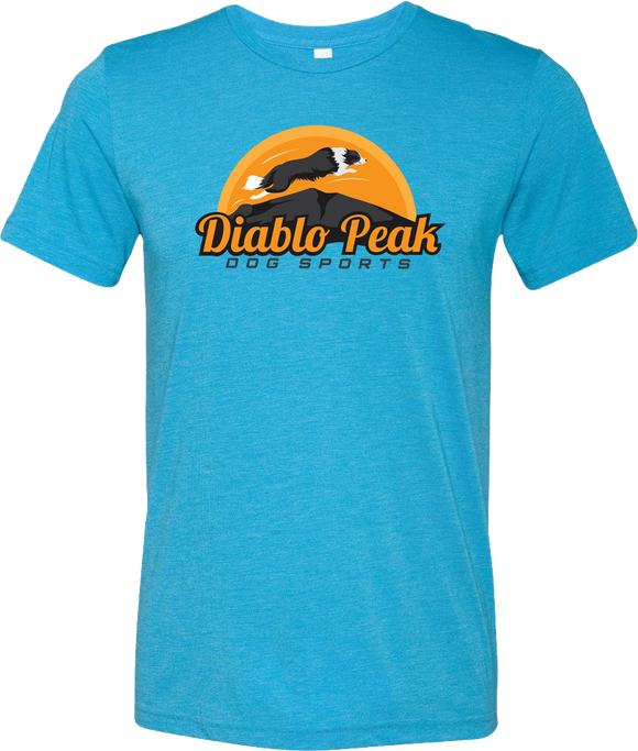 Diablo Peak Dog Sports -  UniSex Tri Blend T Shirt - SOFTEST 