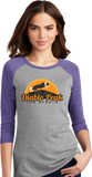 Diablo Peak Dog Sports -  Women's Tri Blend 3/4 Sleeve