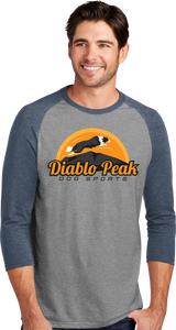 Diablo Peak Dog Sports - UniSex Tri Blend 3/4 Sleeve - 136
