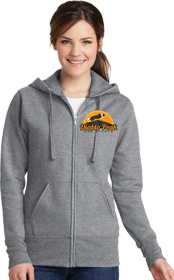 Diablo Peak Dog Sports - Women's Full Zip Hoodie -78ZH