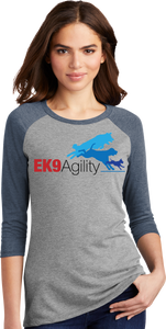 EK9 Agility Women's Tri Blend 3/4 Sleeve