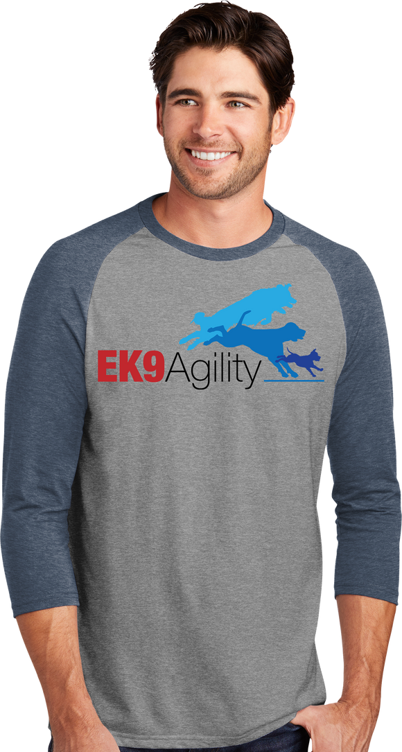 EK9 Agility uniSex Tri Blend 3/4 Sleeve