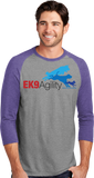 EK9 Agility uniSex Tri Blend 3/4 Sleeve