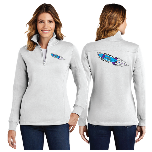HOA/Ladies 9oz Quarter Zip Sweatshirt/LST253/
