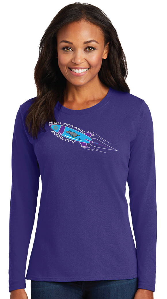 HOA/Women Long Sleeve Core Cotton Tee/LPC54LS/