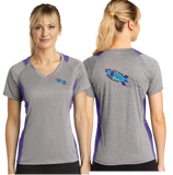 HOA/Sport-Tek® Ladies Heather Colorblock Contender™ V-Neck Tee/LST361/