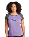 HOA/Ladies Heather-On-Heather Contender™ Scoop Neck Tee/LST362