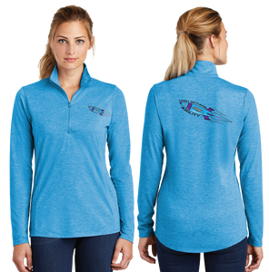 HOA/TriBlend Wicking Lightweight Quarter Zip Pullover/LST407/