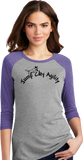 Jump City Agility-  Women's Tri Blend 3/4 Sleeve DM136L