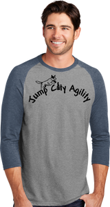 Jump City Agility - UniSex Tri Blend 3/4 Sleeve DM136
