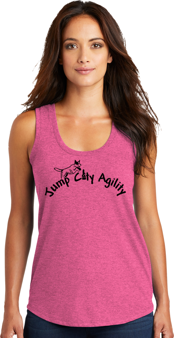 Jump City Agility -  Women's TriBlend Racerback Tank Top-DM138L