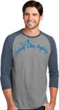 Jump City Agility - UniSex Tri Blend 3/4 Sleeve DM136