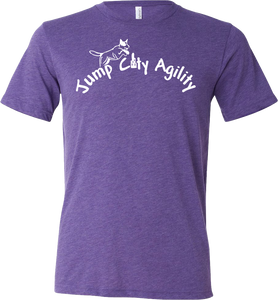 Jump City Agility -  UniSex Tri Blend T Shirt - SOFTEST "Cotton Feel" on the Market!-3413