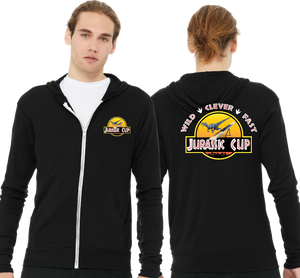 JCUP/Unisex Triblend Lightweight Full Zip Hooded Long Sleeve Tee/3939/