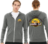 JCUP/Unisex Triblend Lightweight Full Zip Hooded Long Sleeve Tee/3939/