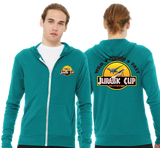 JCUP/Unisex Triblend Lightweight Full Zip Hooded Long Sleeve Tee/3939/